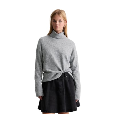 Pull à col roulé ample en mélange de laine vierge douce MARC O’POLO DENIM