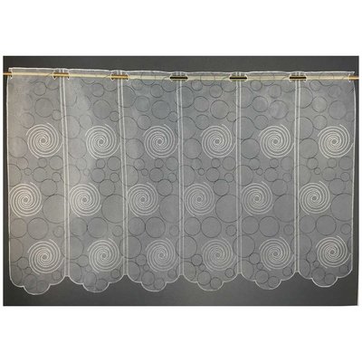 Brise bise en organza brodé crème HOME MAISON