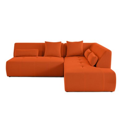 Canapé d'Angle droit en Tissu mailles 3D 5 places - ONYX LISA DESIGN