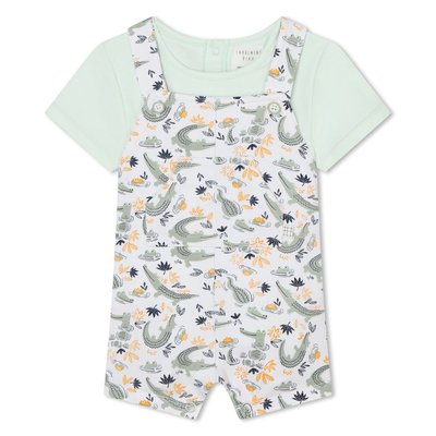 Ensemble T-shirt et salopette CARREMENT BEAU