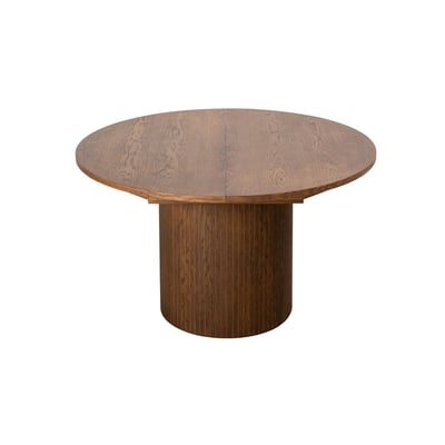 Table à manger extensible D.130 à D.180 cm SORMIOU placage chêne massif BOBOCHIC