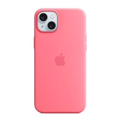 Coque Iphone 15 Plus MagSafe silicone Rose APPLE