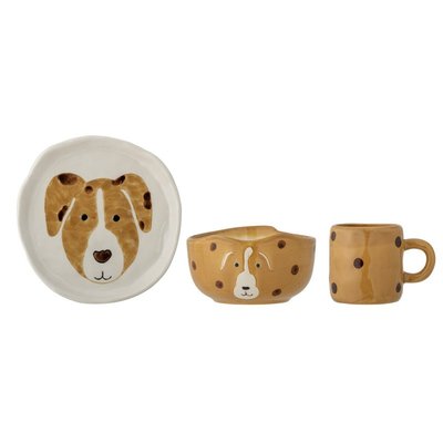 Set vaisselle bébé grès  Fenix set de 3 BLOOMINGVILLE