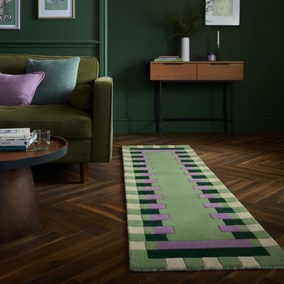 Tapis en laine de couloir KAI FLAIR RUGS