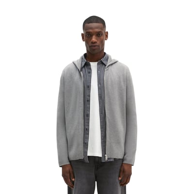 Cardigan à capuche regular en coton biologique certifié MARC O'POLO