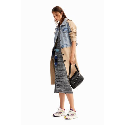 Trench-coat hybride en denim DESIGUAL