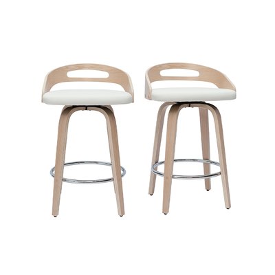Tabourets de bar design 65cm (lot de 2) MANO MILIBOO