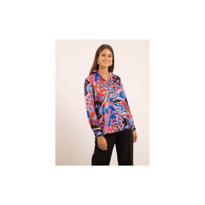 Chemise Satin Motifs Olida DONA LISA
