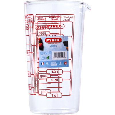Verre doseur verre mesureur 0.5L PYREX
