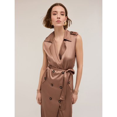 Robe en satin brillant de viscose stretch MOTIVI