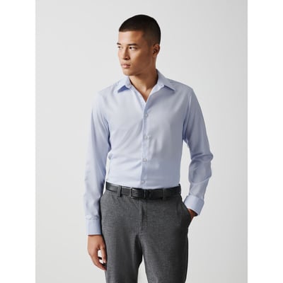 Chemise habillée texturée coton majoritaire NEXT