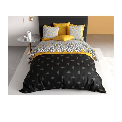 Housse couette + taie Geometrique faro EDEN