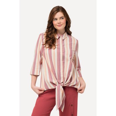 Blouse à rayures et col de chemise ULLA POPKEN