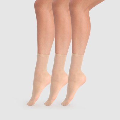 Lot 3 paires socquettes Beauty Resist - 20D DIM