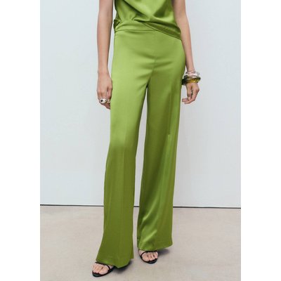Pantalon droit satiné MANGO