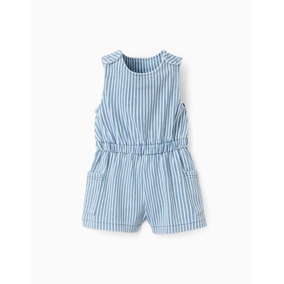 Combi-short en Jean à Rayures ZIPPY
