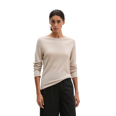 Pull en maille slim en laine mérinos douce MARC O'POLO