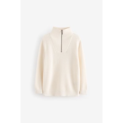 Pull en maille à col zippé NEXT