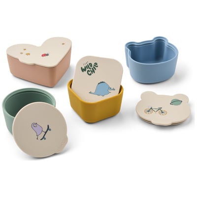 Lot de 4 boîtes à goûter Toto LIEWOOD