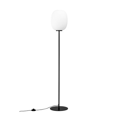 Lampadaire en Verre et Métal noir mat DL39 DYBERG LARSEN