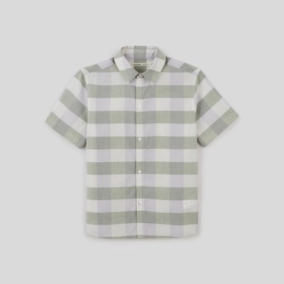 Chemise manches courtes à carreaux, BIO MONOPRIX KIDS