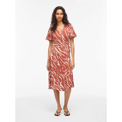Robe portefeuille longueur midi VILA