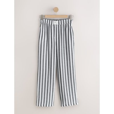 Pantalon large à enfiler en lin mélangé NEXT