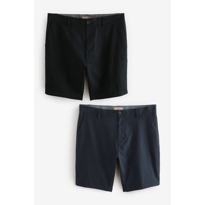 Short chino slim stretch, lot de 2 NEXT
