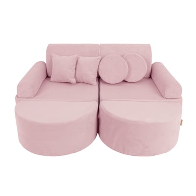 Canapé modulable velours SLIMCORDE MEOW BABY