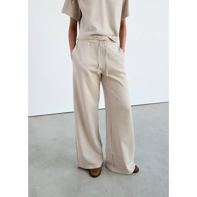 Pantalon droit maille fine MANGO