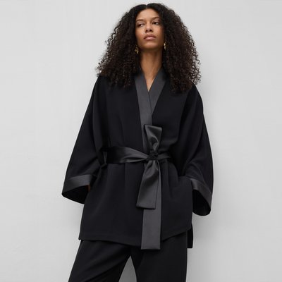Kimono en tissu double avec ceinture ADOLFO DOMINGUEZ