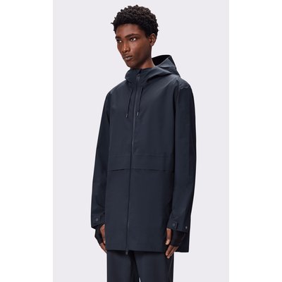 Veste coupe-vent mi-longue à capuche RAINS