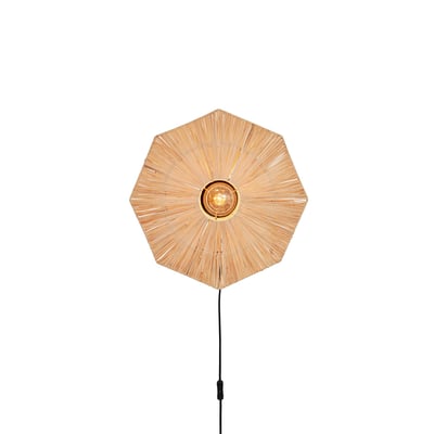 Lampe Murale Raphia PANAMA GOOD & MOJO