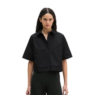 Blouse à manches courtes regular en popeline premium MARC O'POLO