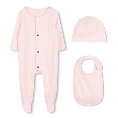 Ensemble pyjama bavoir et bonnet MICHAEL KORS
