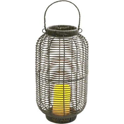 Lanterne avec bougie led Candle 23 x 40.5 cm (DxH) JARDINDECO