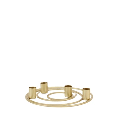 Bougeoir en métal 4 supports ORNAMI