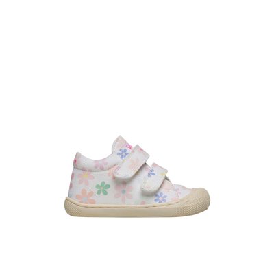 Chaussures premiers pas en tissu avec imprimé fleurs COCOON VL NATURINO
