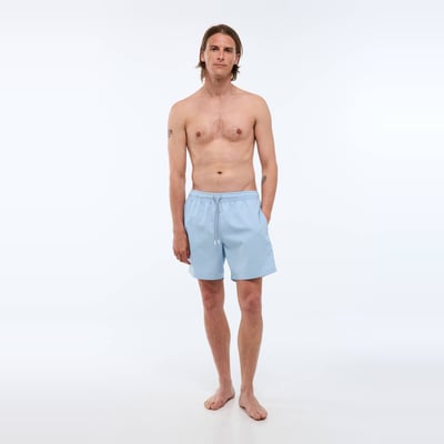 Short de bain seersucker uni MONOPRIX
