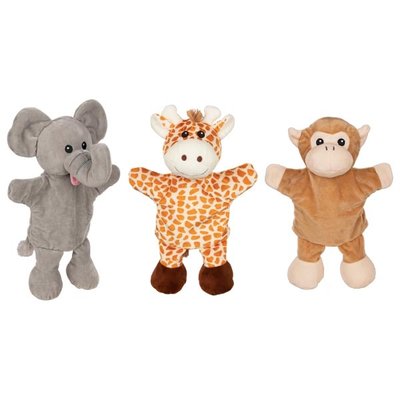 Marionnettes girafe singe éléphant GOKI