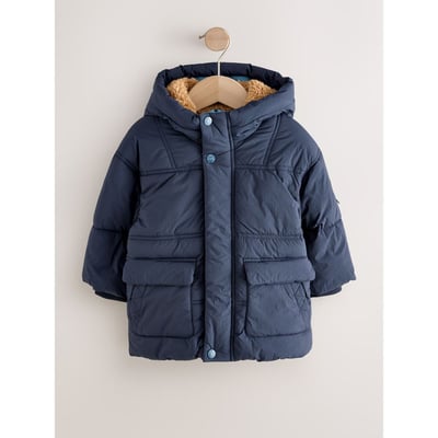 Manteau imperméable rembourré en peau lainée NEXT