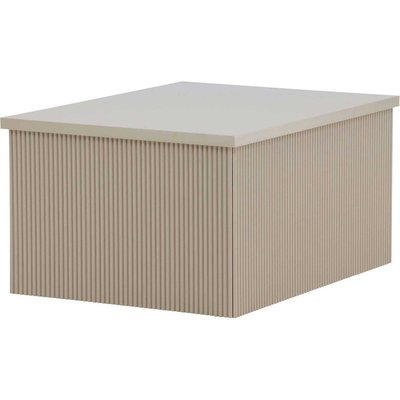 Table basse beige Lenox 80 x 60 x 40 cm VENTURE HOME