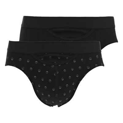 Lot de 2 slips Hom coton noir - Taille M HOM