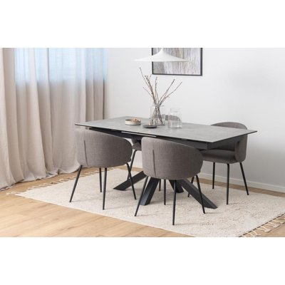 Table rectangulaire extensible en céramique L168/210 - NEIVA HELLIN, DEPUIS 1862