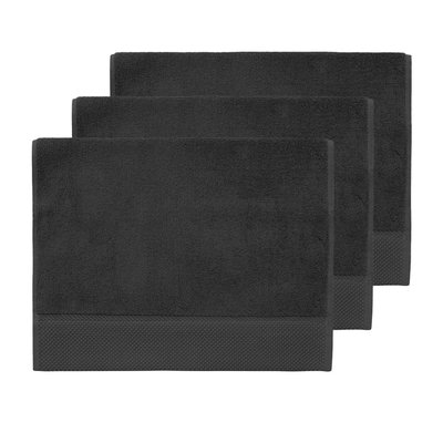 3 grandes serviettes invité Zéro Twist 560 g/m² SENSOFT SENSEI MAISON
