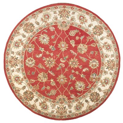 Tapis floral Royal Ziegler, tufté, en laine THEKO
