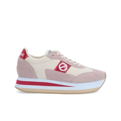 FLEX M JOGGER -  BLANC CASSE/ROSE/ROUGE NO NAME