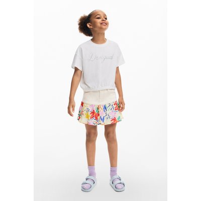 T-shirt Desigual strass DESIGUAL