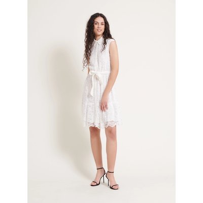 Robe courte en dentelle ESSA NAF NAF