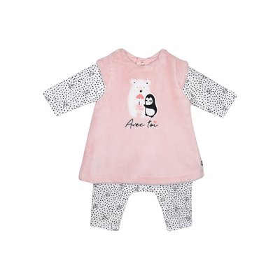Combirobe naissance florida velboa doux SUCRE D'ORGE